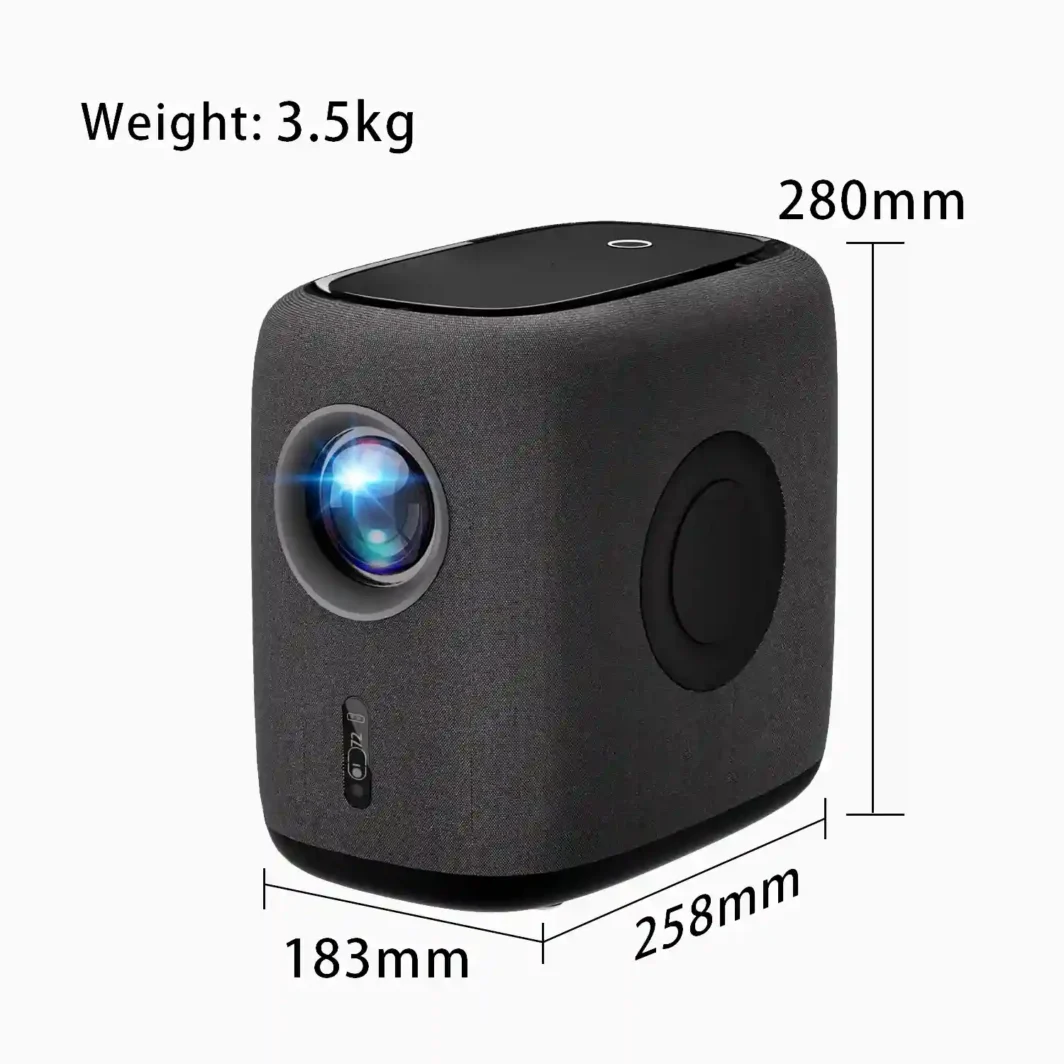 Smart HD bedroom TV projector
