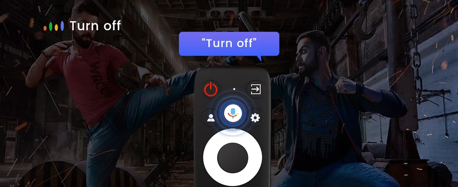 support Google voice control-turn off