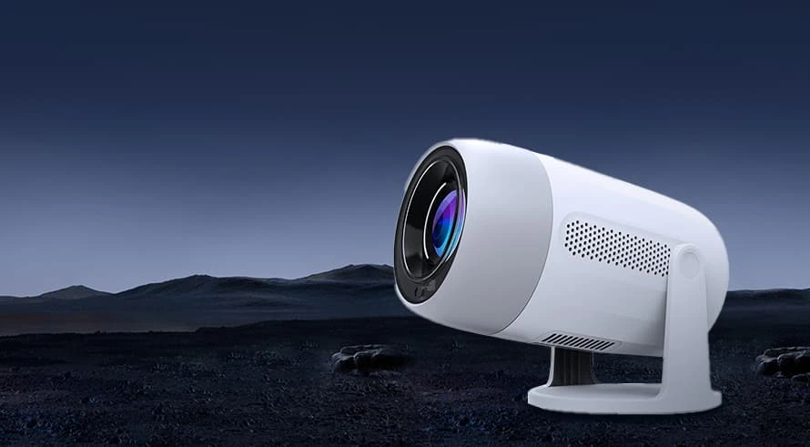 Portable mobile phone projector with stand